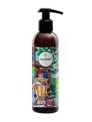 ECOCRAFT Гель для душа Black currant and tar Черная смородина и смола (250 мл)