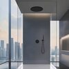 Timo Saona SX-2370/03SM Душевая система встраиваемая с термостатом, цвет: чёрный