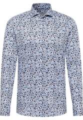 Сорочка мужская Eterna Slim Fit 1070-F182-17 с растительным принтом
