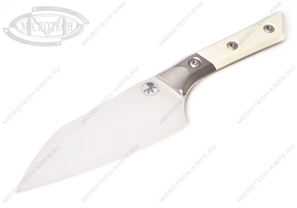 Нож Microtech Kitchen Santoku Bolster Ivory G-10 3200B-10IV