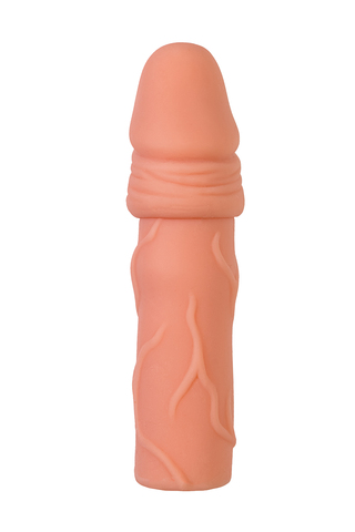 Насадка на пенис XLover by TOYFA для увеличения размера, TPE, телесный, 16 см