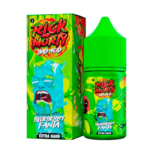 Rick & Morty Bad Acid Salt 2% Extra HARD 30 ml - Черничная Фанта