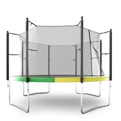 Батут UNIX Line Simple 12 ft (366 см) с внутренней защитной сеткой, цветной