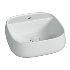 Ceramica Nova Источник (Fonte) CN5052 Раковина подвесная с отверстием под смеситель 420x420x145, белый фото