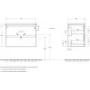BelBagno KRAFT 39-700/390-2C-SO-СO База под раковину подвесная с фрезерованными ручками по всей длине фасада с 2 выкатн. ящ.,Бежевый Мат.,700x395x500