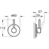 VitrA Stop Valve A41457EXP Смеситель для душа, внешняя часть, хром