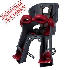 Велокресло Bellelli Freccia Standard B-Fix, dark grey, переднее