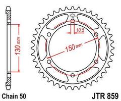 Звезда ведомая JTR859 46