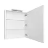 Roca Oleta 857646501 Зеркальный шкаф правый 600 мм, 600х137х700 мм, c LED-светильником, включение от общего выключателя, белый матовый (Новый артикул)