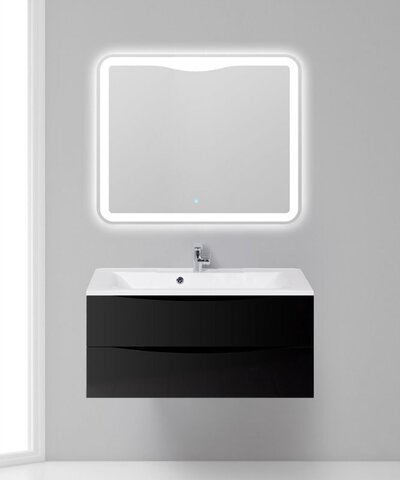 BelBagno Marino MARINO-1000-2C-SO-NL-P Тумба под раковину подвесная, 100x44.8, цвет: чёрный