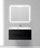 BelBagno Marino MARINO-1000-2C-SO-NL-P Тумба под раковину подвесная, 100x44.8, цвет: чёрный