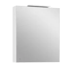 Roca Oleta 857646501 Зеркальный шкаф правый 600 мм, 600х137х700 мм, c LED-светильником, включение от общего выключателя, белый матовый (Новый артикул) фото
