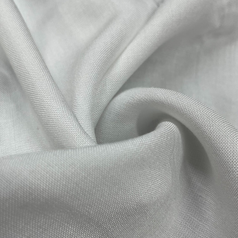 Штапель ш140-150см см 100%rayon, цвет белый