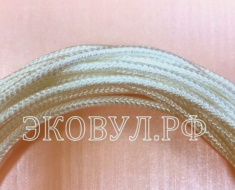 Кремнеземный огнестойкий шнур ШКН(Н) 1-3 (100 метров)/ЭКОВУЛ