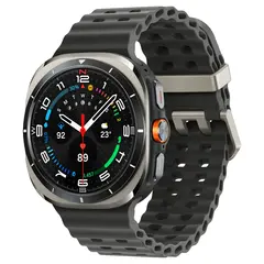 Умные часы Samsung Galaxy Watch Ultra 47mm LTE, ремешок Marine, Titanium Silver (Серебристый титан)