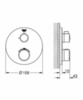 GROHE Grohtherm 24075000 Термостат для душа встраиваемый на 1 потребителя
