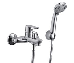 WasserKRAFT Leine 3501 Смеситель для ванны с коротким изливом, цвет: хром фото