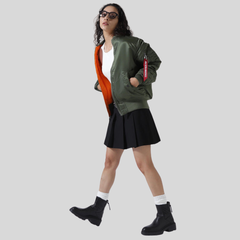 Бомбер Alpha Industries MA-1 W Sage Green (Зеленый)