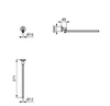 Ideal Standard Iom A7651GN Полотенцедержатель 37 см, с крепежом