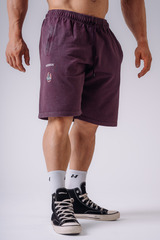 Шорты NEBBIA x Olympia Relaxed Sweat Shorts 950 Бордо