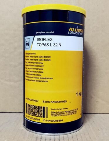 KLUBER Isoflex Topas L 32 N - пластичная смазка для низких температур - 1 кг