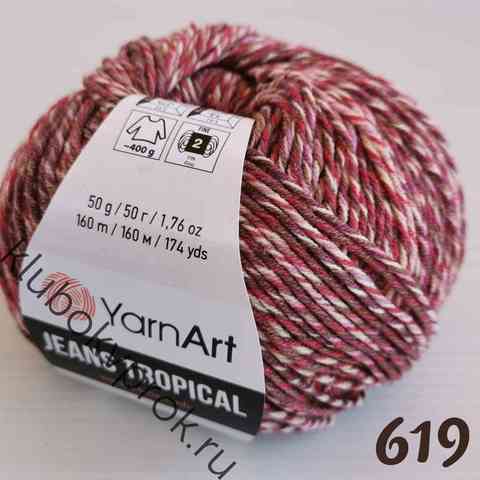 YARNART JEANS TROPICAL 619,