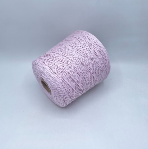 Бобинная пряжа (пр.Италия), art.Cotone, 350м/100 гр. 100%Хлопок, цвет-Разбеленно-розовый , арт.34772