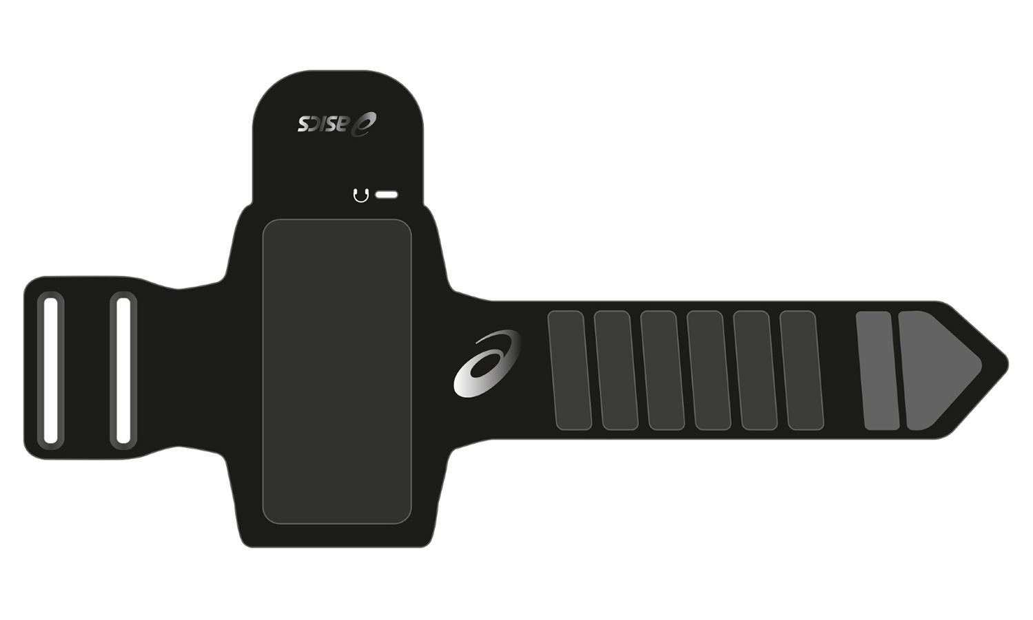 ASICS MP3 карман на руку черный