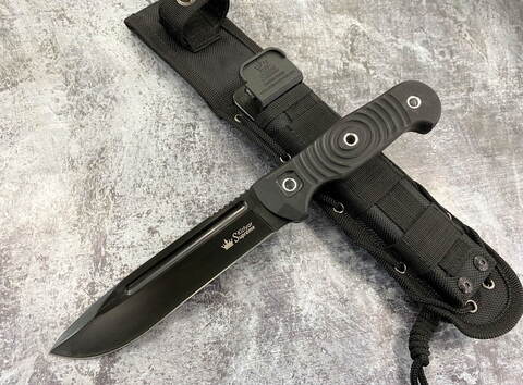 Туристический  нож Maximus AUS-8 Black Titanium, Kizlyar Supreme