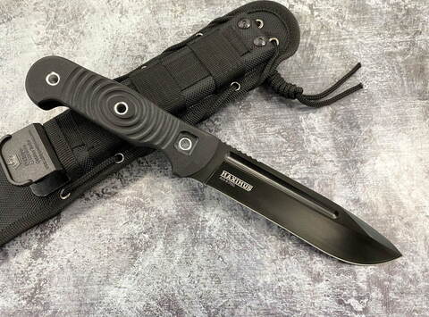 Туристический  нож Maximus AUS-8 Black Titanium, Kizlyar Supreme