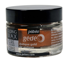 Воск (вакса) для золочения Pebeo Gedeo 30 мл Цвет Античное золото