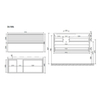 Sancos Delta DL100LGR Тумба подвесная, 99.5x44.5x50, цвет: графит