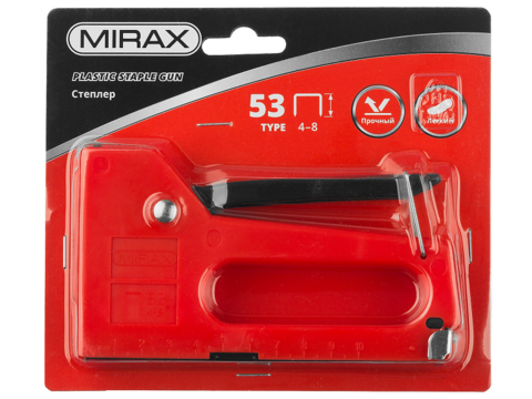 MIRAX  PL-53,  тип 53 (A/10/JT21) 23GA (4 - 8 мм), пластиковый степлер (3142)