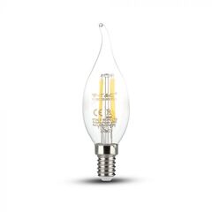 Лампа светодиодная, филамент V-TAC, E14, 4 Вт, 4000К, SKU 4429