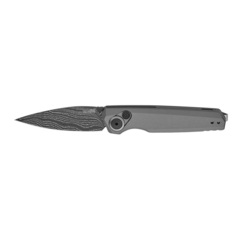 Фото Автоматический нож Kershaw Launch 18, сталь Damascus, рукоять алюминий, серый
