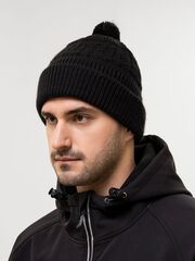Зимняя шапка для города, туризма Remington Knit Мelange Black one size на remingtonn.ru