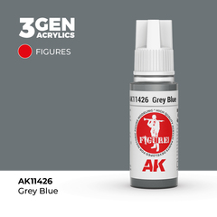 Акриловая краска AK Interactive Grey Blue 3GEN Figures, 18мл