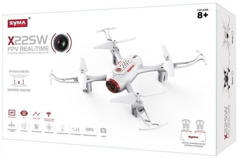 Радиоуправляемый квадрокоптер Syma X22SW Black FPV RTF 2.4G - SYMA-X22SW-BLACK