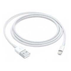 Кабель Apple Lightning - USB Cable (1 m), бел,MQUE2ZM/A+MXLY2ZM/A+MD818ZM/A