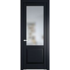 Межкомнатная дверь эмаль Profil Doors 4.2.2PD нэви блу остеклённая