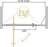 Cezares MOLVENO-BA-11-70+30-C-CR-IV Дверь душевая в нишу, цвет: хром