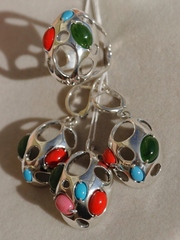 Алюла (серьги из серебра)