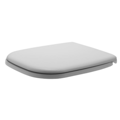 Duravit D-Code 67410000 Сиденье для унитаза удлиненное, петли нерж сталь, цвет белый, без микролифта фото