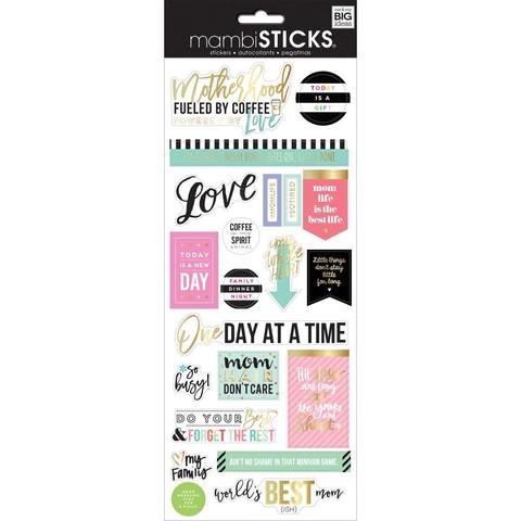 Стикеры ацетатные  mambi Specialty Stickers Motherhood 13х30 см