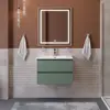 BelBagno KRAFT 39-700/390-2C-SO-VO База под раковину подвесная с фрезерованными ручками по всей длине фасада с 2 выкатн. ящ., Еловый Мат.,700x395x500