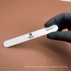 Пилка Bloom мини белая дерево 180/180 грит Хит!