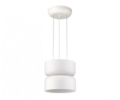 08300-2,01 Подвес Саликс белый d43,2 h18 Led 20W (3000K). ТМ Kink Light