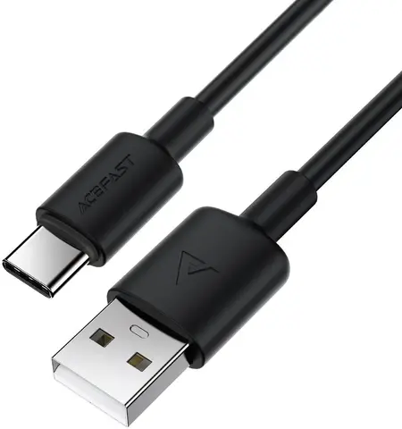 Кабель ACEFAST C25-04 Charging Data USB-A-USB-C Cable, 1,2м, черный