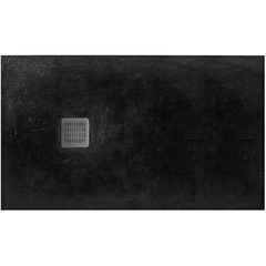 Roca Terran AP10164032001400 Душевой поддон из материала Stonex 1600х800 мм, с сифоном, черный фото