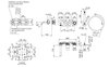 Remer Element ET53D2PRP Смеситель для ванны с душевым набором, цвет: медь брашированная
